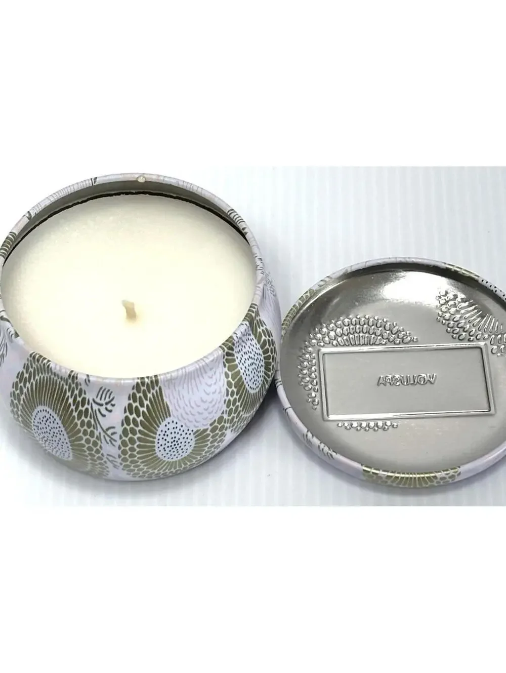 Voluspa Panjore Lychee Mini Tin Candle 4oz/113g Fruity Floral Home Fragrance NEW